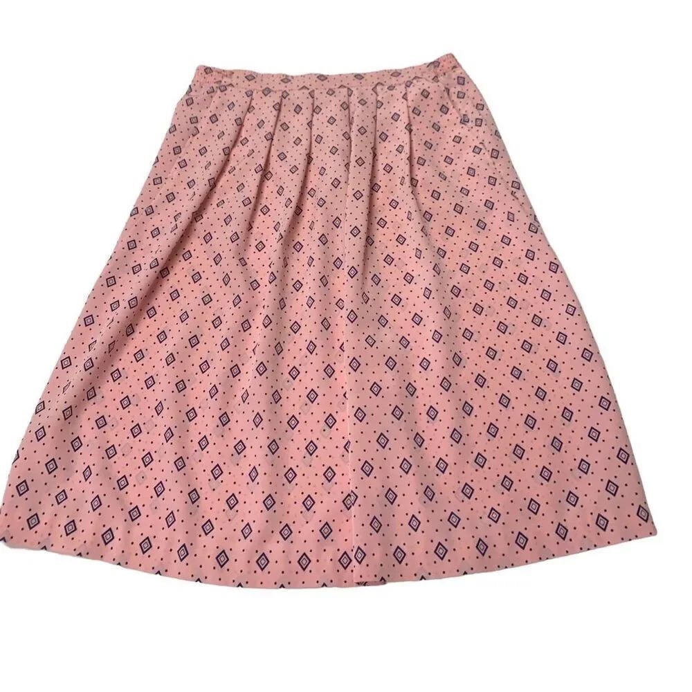 Vintage Alfred Dunner Patterned Skirt